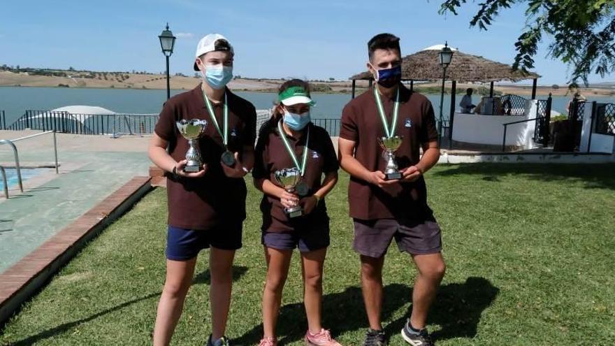 Triple podio cordobés en el campeonato andaluz de agua dulce