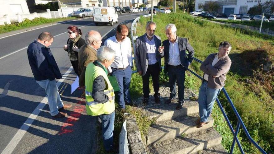 Lodeiro, Salgueiro, Díaz, Sobral Tourís, Sobral y Barriero, donde iniciará la pasarela elevada. // G.Santos