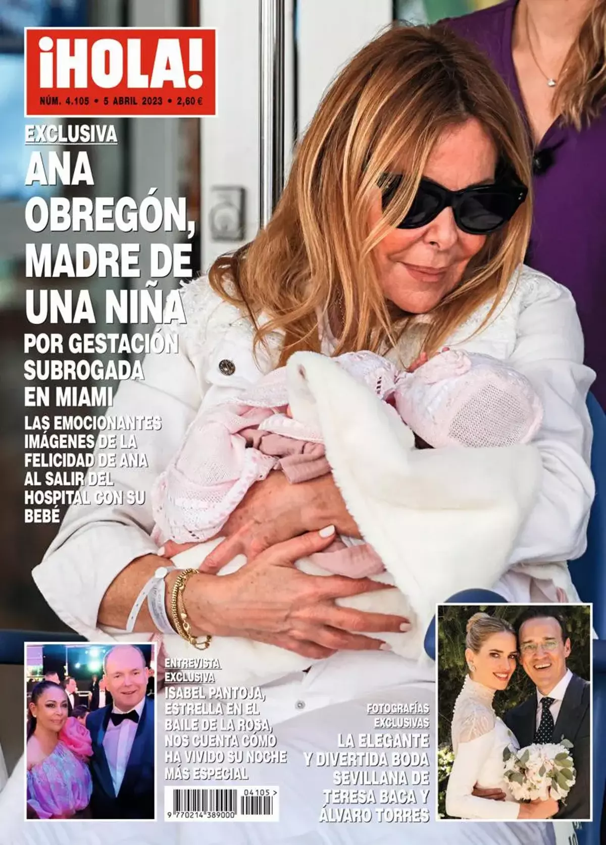 Portada de la revista 'Hola' amb l'exclusiva de la filla d'Ana Obregón