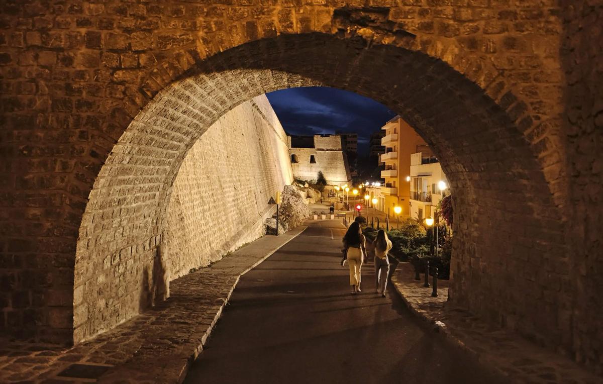La herida en la muralla de Dalt Vila