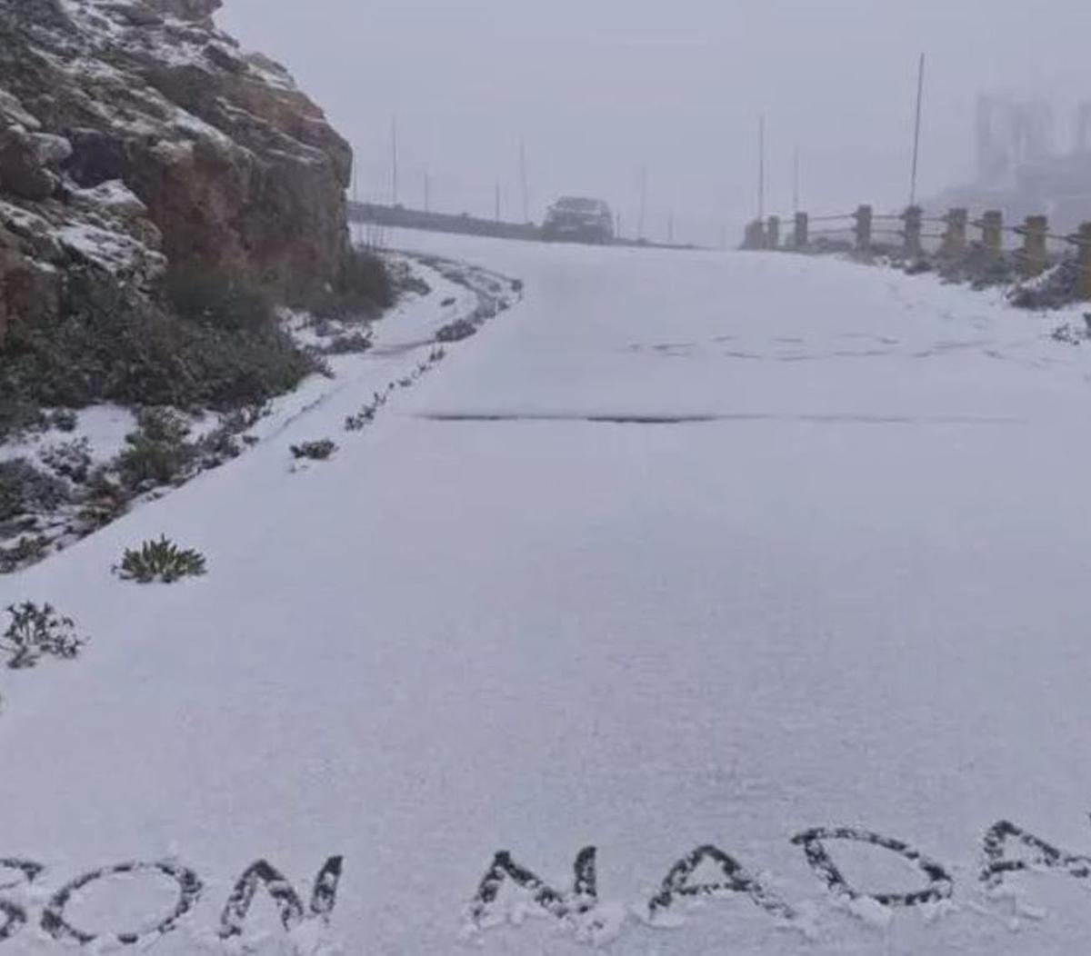 Neu al Puig Major el passat mes de desembre.