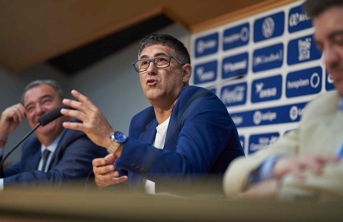 Presentación del nuevo director deportivo del CD Tenerife, Mauro Pérez