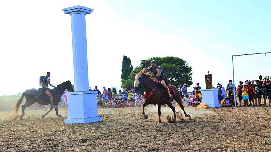 Una de les activitats d&#039;ahir al MAC-Empúries.