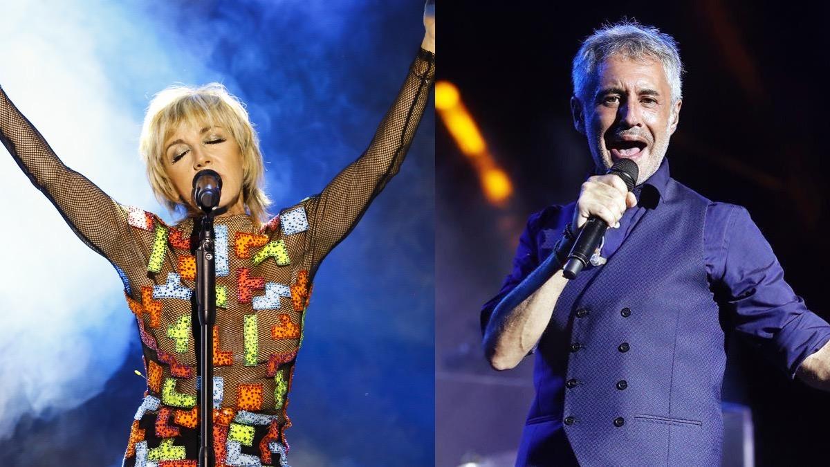 Ana Torroja y Sergio Dalma.