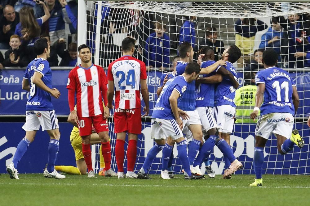 Derbi asturiano: El Real Oviedo - Sporting, en imágenes