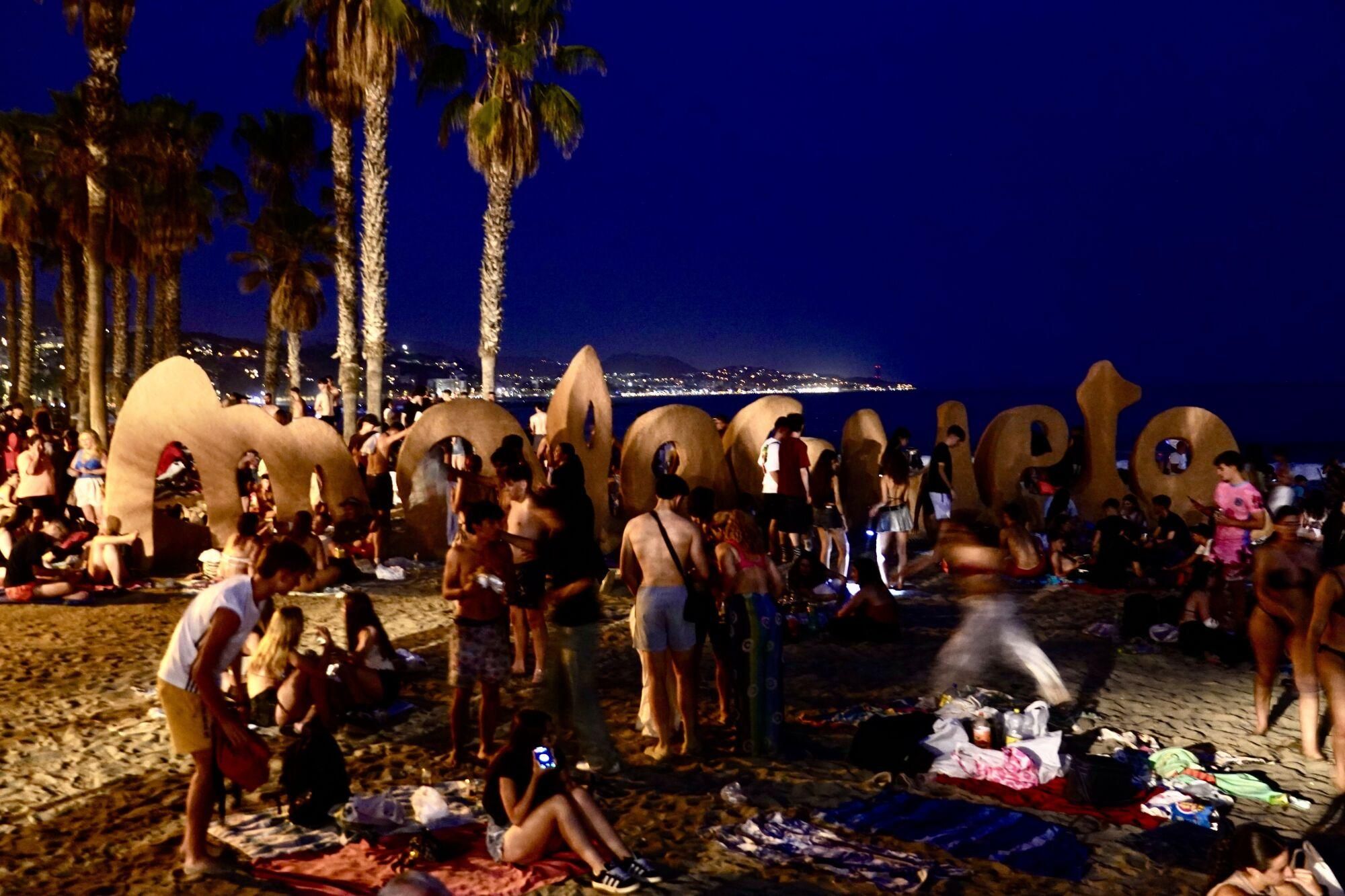 La Noche de San Juan en La Malagueta 