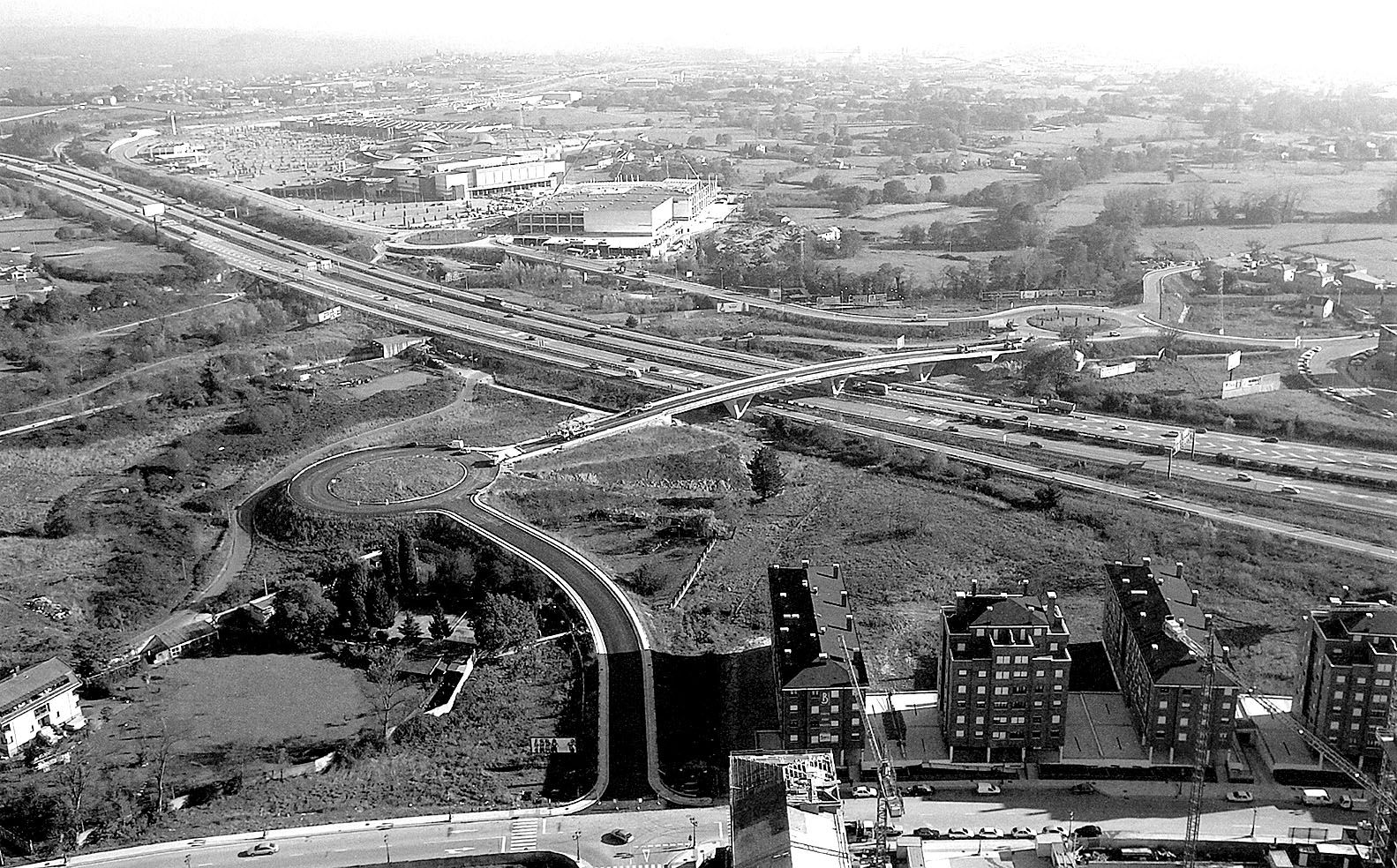 ¿Recuerdas las obras de Parque Principado? Así se construyó el otro gigante de Siero