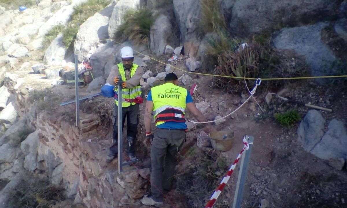 Fin de la primera fase de las obras del Castell de Borriol