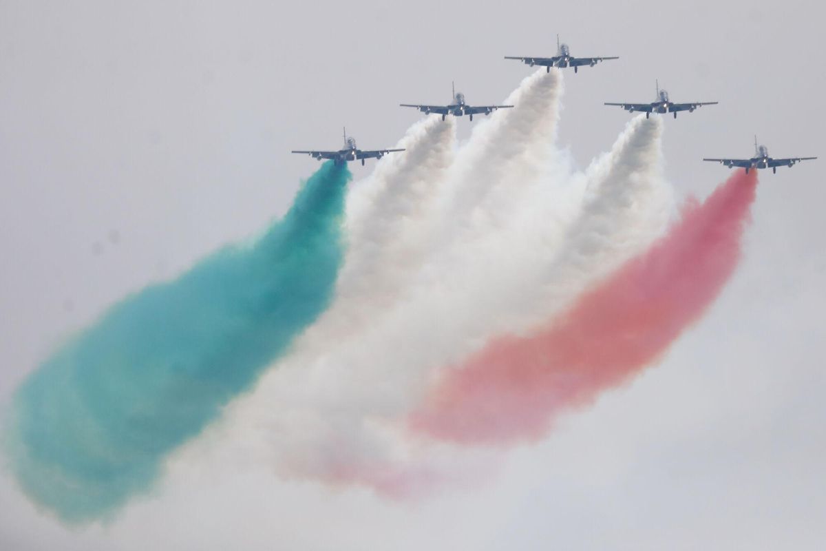 Festival aéreo ‘Aire 2025’, en el Centro Deportivo y Cultural del Ejército del Aire y del Espacio (C.D.S.C.M.E.A.) Fernández de Tudela, a 15 de junio de 2025, en San Javier, Región de Murcia (España). Este festival, que se celebra en conmemoración del 40º aniversario de la Patrulla Águila, reúne a las mejores patrullas acrobáticas de Europa, junto con otras aeronaves históricas y de actualidad del Ejército del Aire y del Espacio. 15 JUNIO 2025;FESTIVAL;AÉREO;AIRE;EXHIBICIÓN Edu Botella / Europa Press 15/06/2025. Edu Botella;