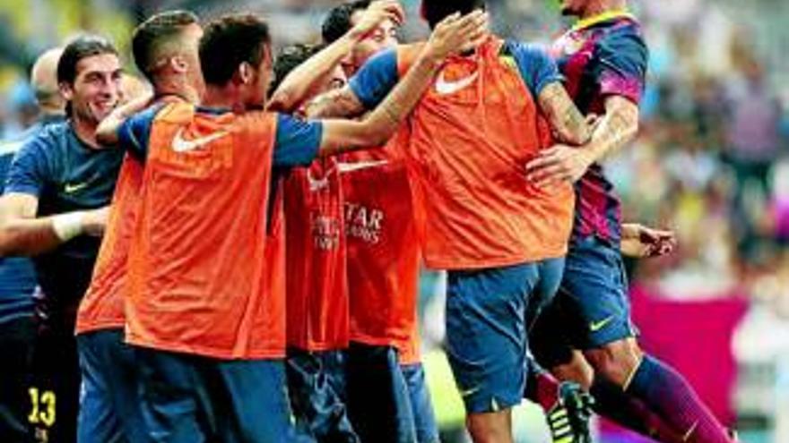 El Barça sufre sin Messi