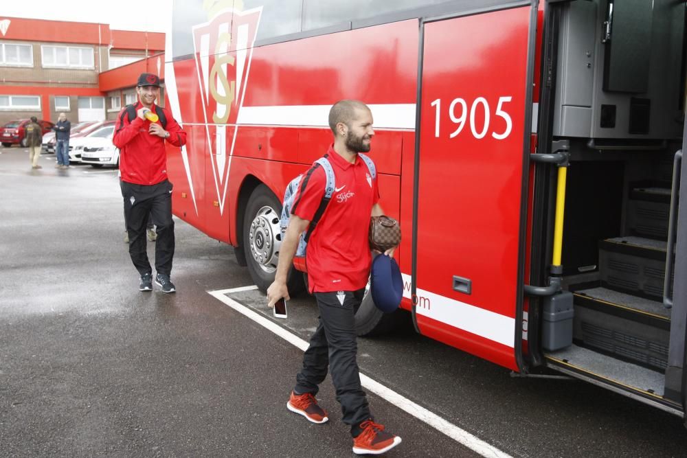 Entrenamiento del Sporting de Gijón