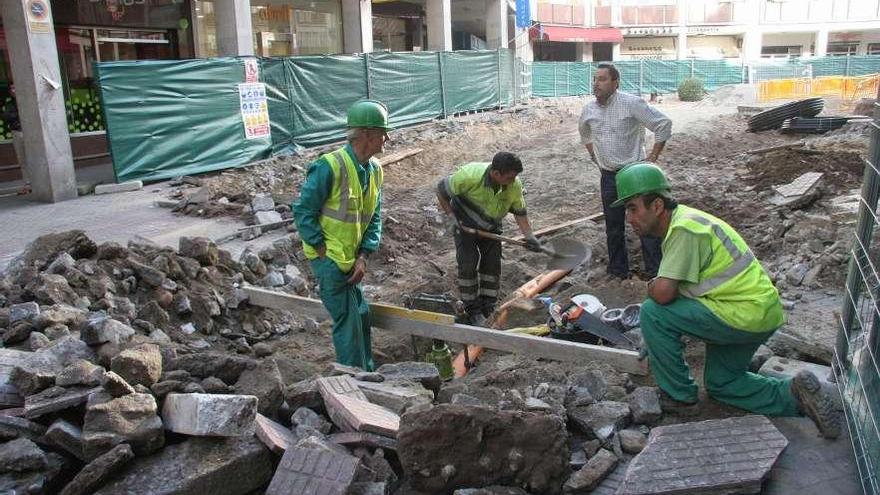 Las obras de humanización de la Plaza Paz Nóvoa fueron adjudicadas a finales de 2008.  // Iñaki Osorio