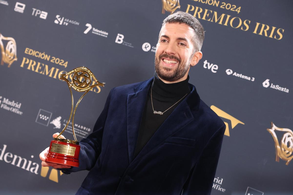 David Broncano con el premio Ondas