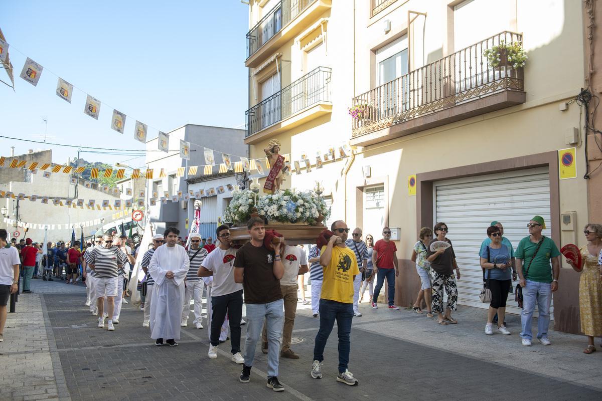 A las 9:30 empezará la procesión con la imagen de san Sebastián, que dará paso a la misa del miracle en la ermita