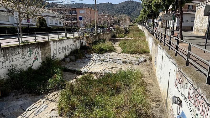 Imágenes de la riera de Cabrils y la riera d'En Cintet