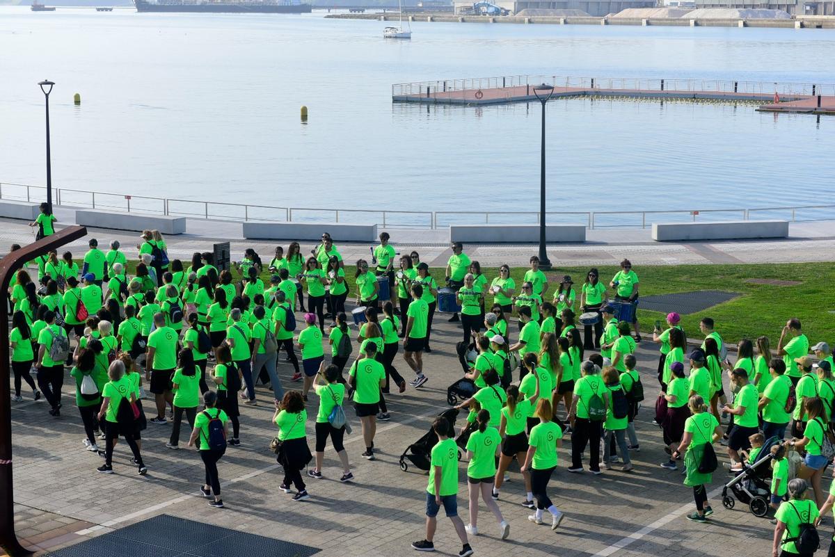 Marea verde contra el cáncer con más de 3.000 personas