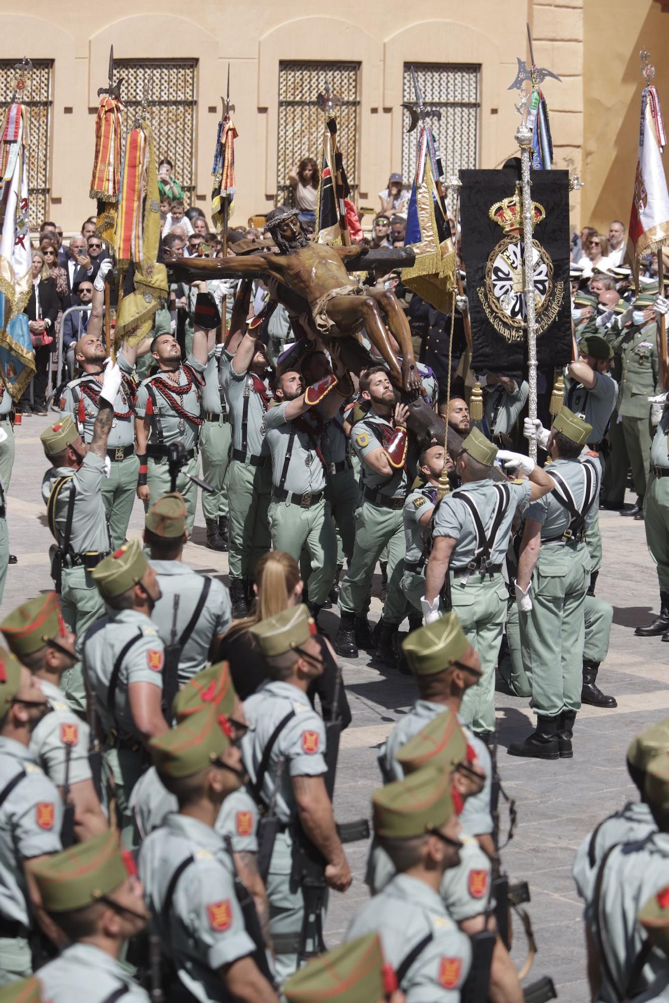 Las imágenes del traslado de la Legión del Cristo de la Buena Muerte de Mena