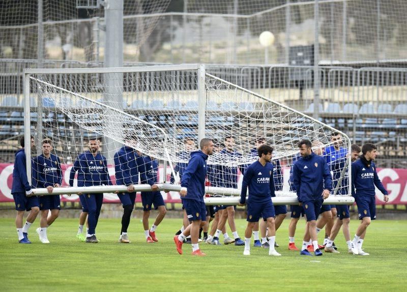 El Zaragoza se entrena