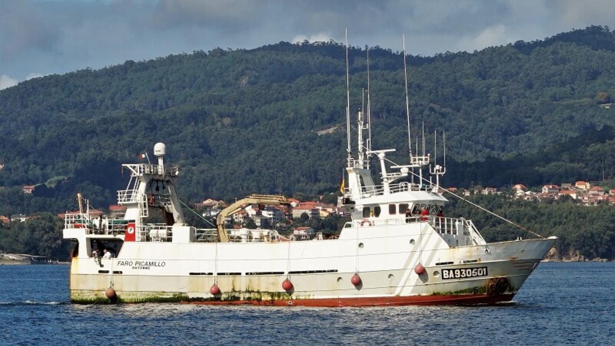 Una imagen del 'Faro Picamillo', en el que estaba embarcado el marinero