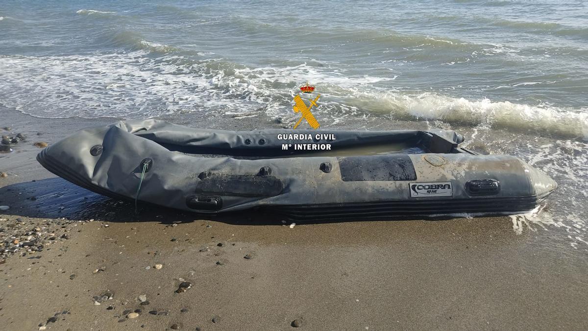 Una de las embarcaciones intervenidas.