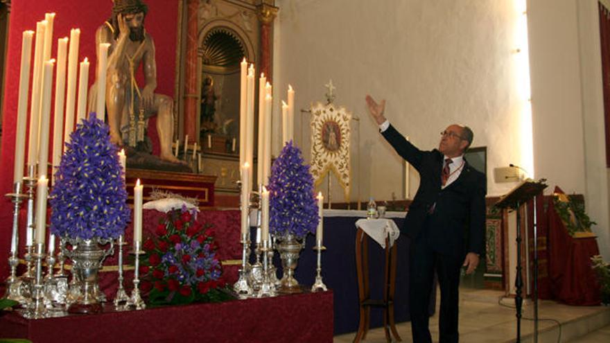 José Aroca, durante su pregón.