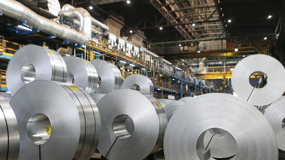 Bobinas de acero de ArcelorMittal.