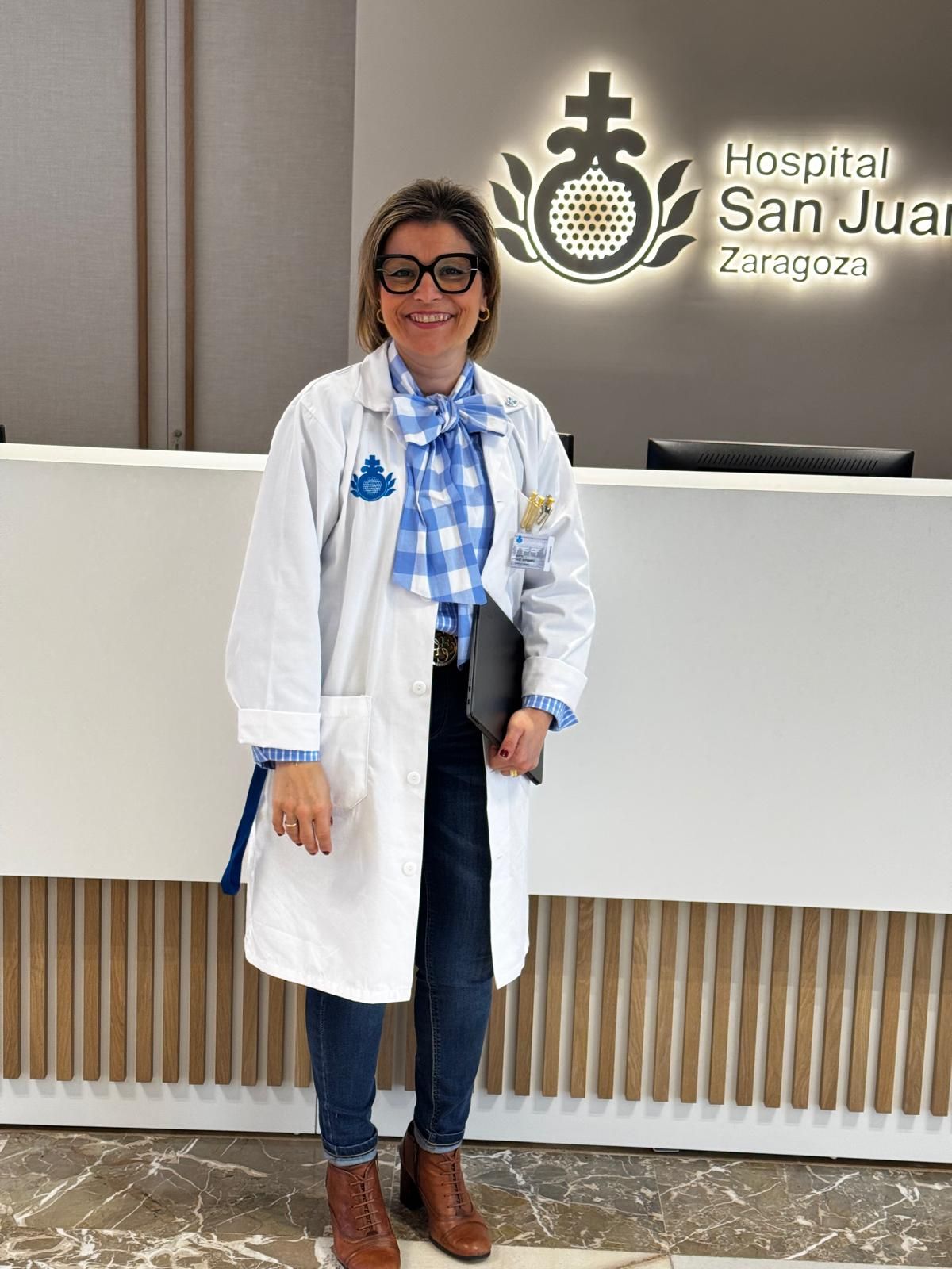 Berta Sáez, directora gerente del Hospital San Juan de Dios de Zaragoza.