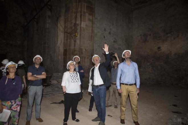 Visita a Tabacalera de la Alcaldesa Ana González