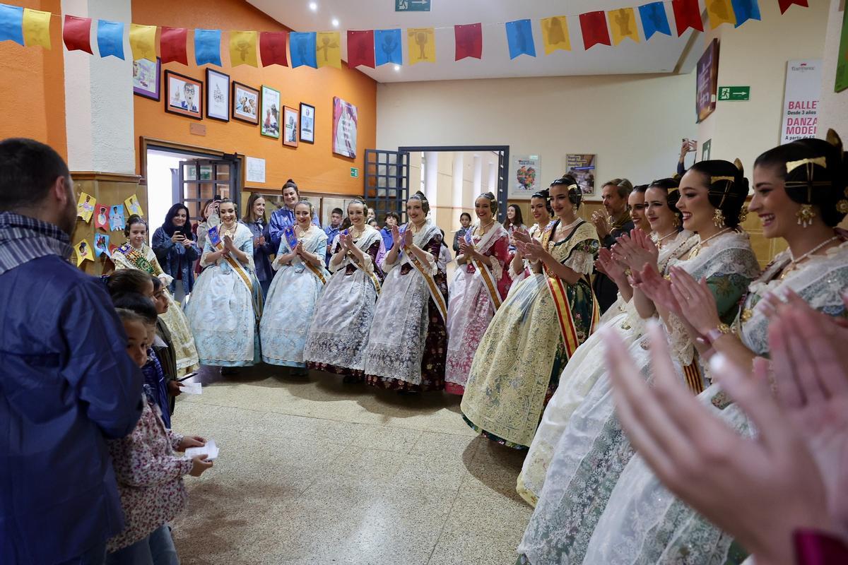 Carmen Prades vuelve a su colegio, el Pío XII
