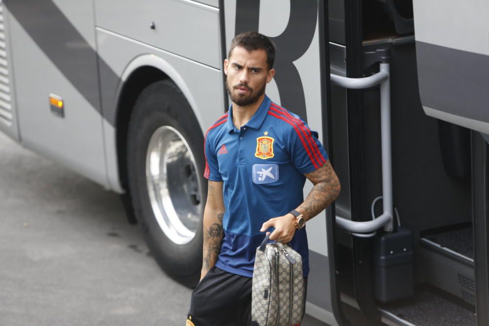 La Roja ya está en Elche y entrena hoy a puerta cerrada en el Rico Pérez