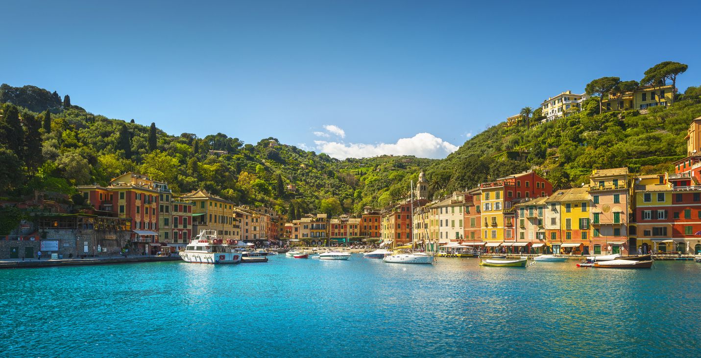 Ciudad de Portofino, Italia