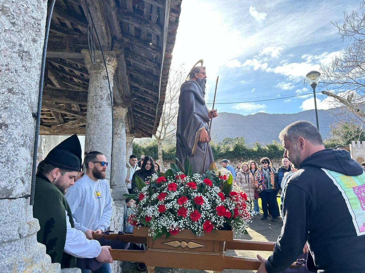 Fiesta de San Antón en Cuerres (Ribadesella)