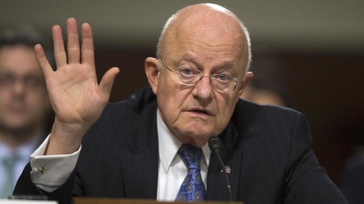 James Clapper, en su comparecencia en el Senado, en Washington, este martes.