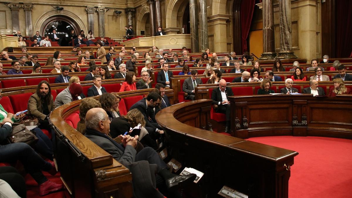 El pleno del Parlament, reunido este miércoles