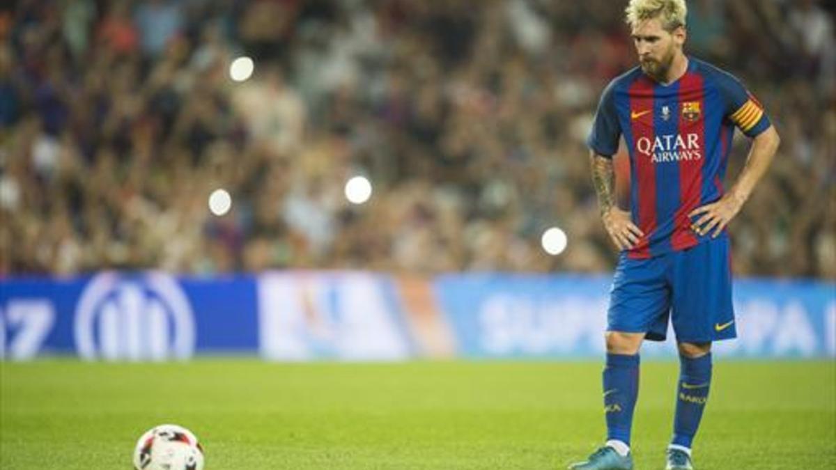 Leo Messi, en un partido del Barça.