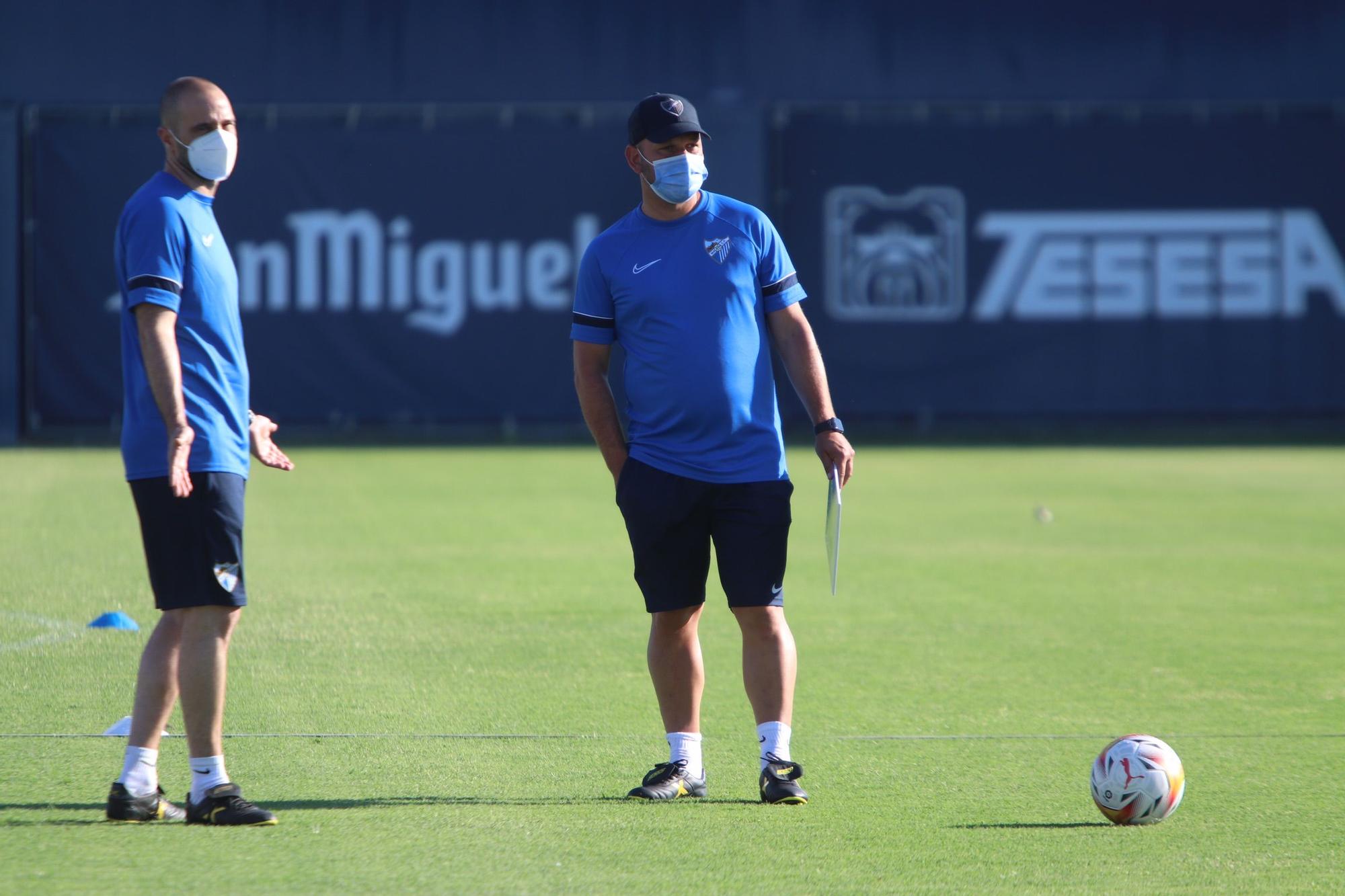 Primer entrenamiento del Málaga CF