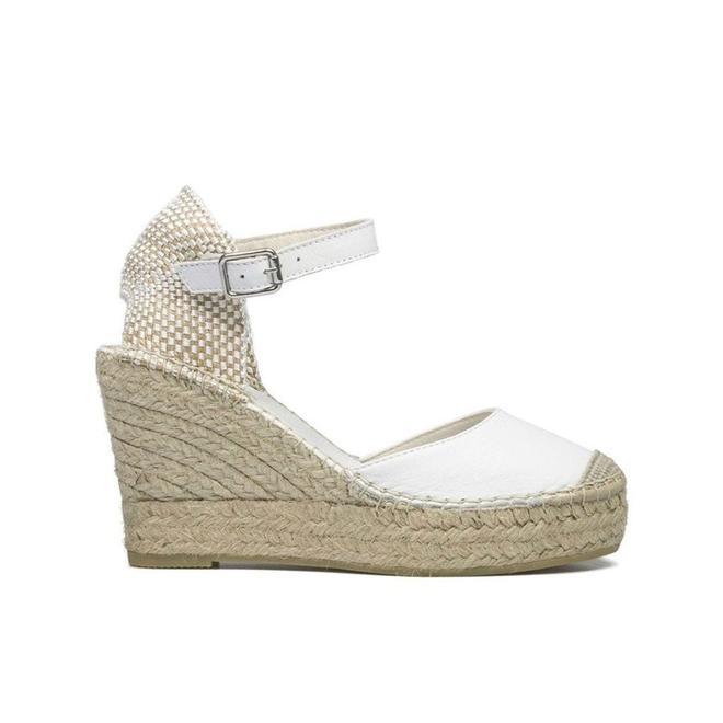 Sandalia De Napa Blanca de Vidorreta. PVP: 79,90€