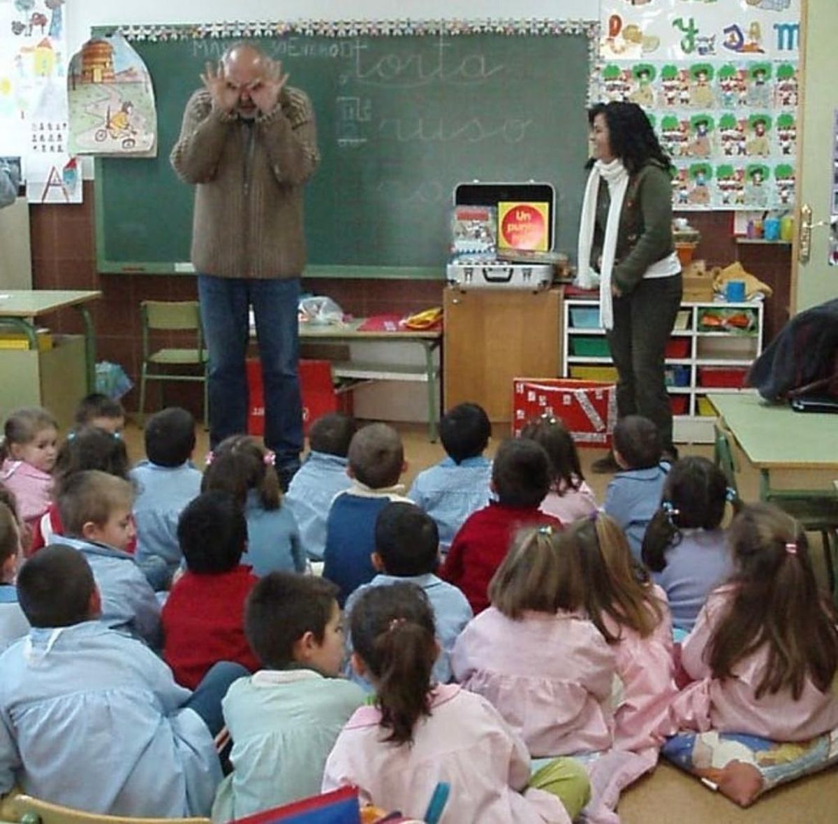 Una sesión en un colegio