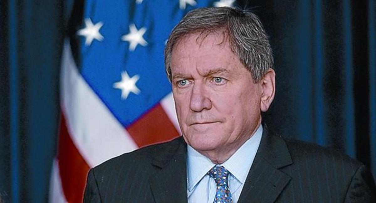 Richard Holbrooke, durant una compareixença al Senat.