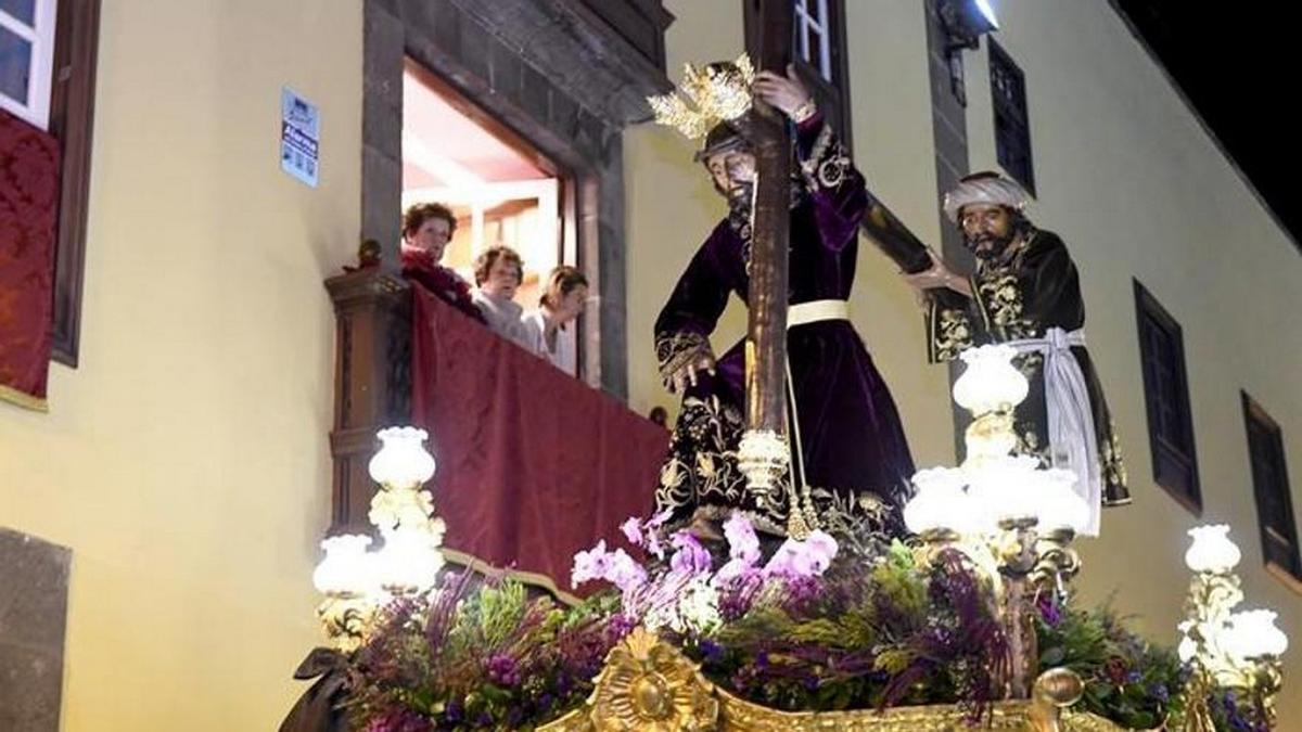 Procesión del Santo Encuentro de Cristo, en Las Palmas de Gran Canaria.