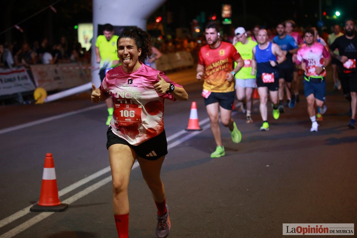 Las mejores imágenes de la carrera nocturna de Murcia