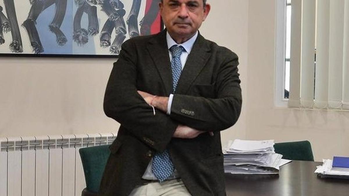Gabriel Álvarez, presidente de la Cámara de Comercio de Cáceres.