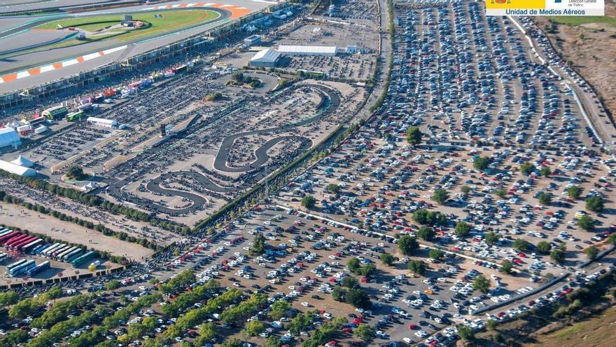 Atascos desde primera hora en los accesos al Circuito de Cheste