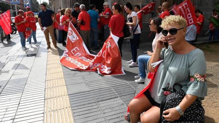 Marcha por las pensiones en la capital grancanaria