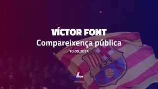 En directo, Víctor Font analiza la actualidad del FC Barcelona