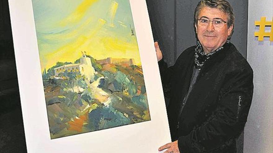 Homenaje al pintor local Lorenzo Ramírez en el consistorio, el lunes