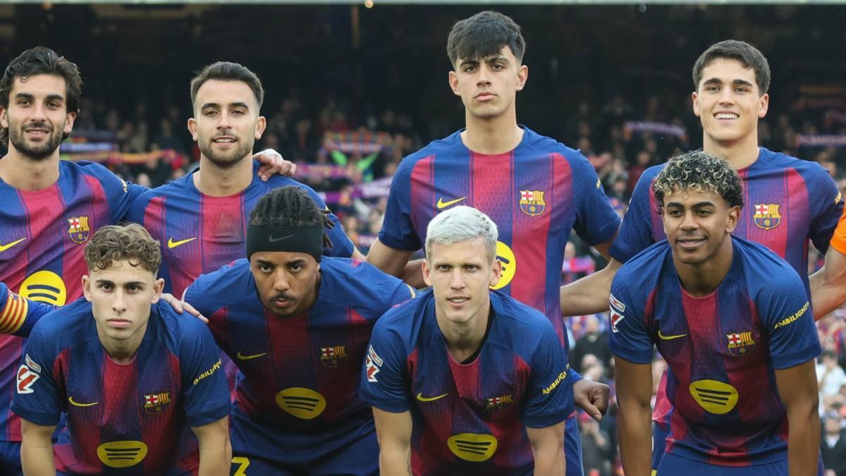 Eric, Bernal, Cubarsí, Fermín, Olmo y Lamine son 100% Masia