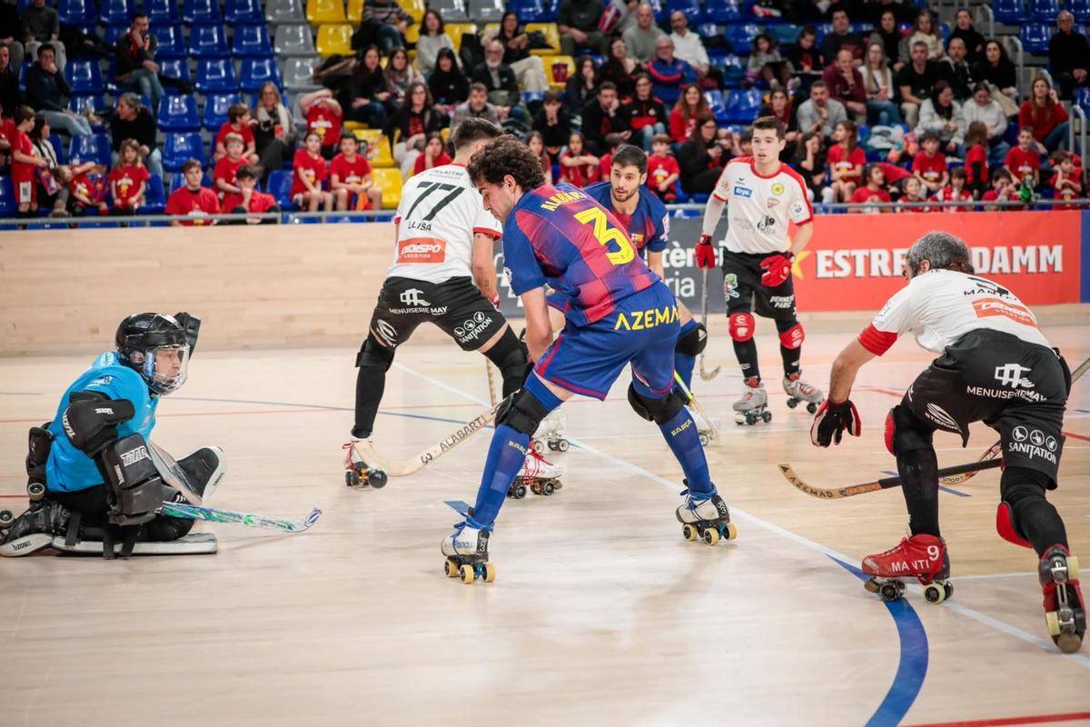 Alabart, en una acción del partido