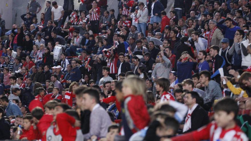 Afició del Girona, en una imatge d&#039;arxiu