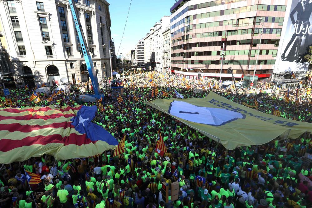 La Diada de l'11 de setembre a Catalunya